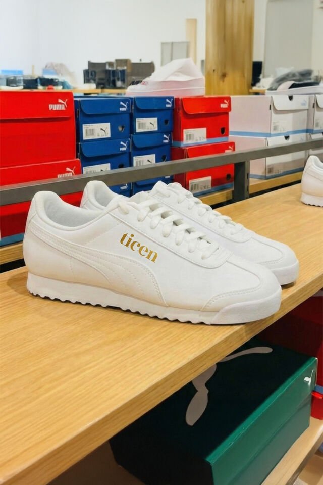 Beyaz Günlük Sneaker Ayakkabı – Unisex, Rahat Taban, Şehir Stili Beyaz - 43