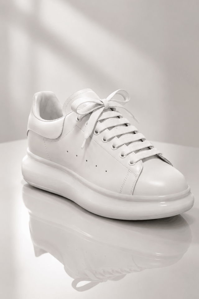 Beyaz Günlük Sneaker Ayakkabı | Jel Taban, Minimal Tasarım, Unisex