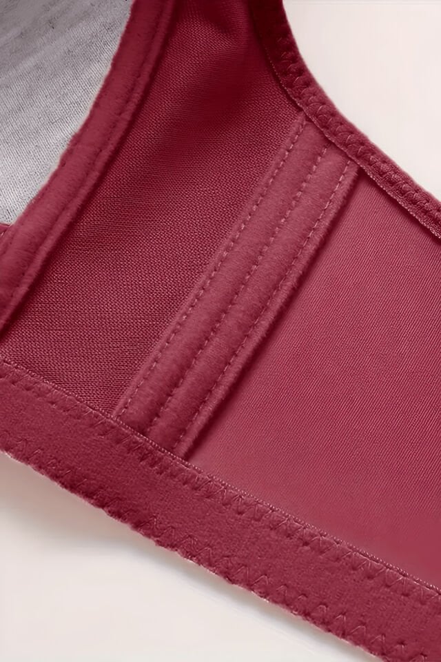 Rahat ve Şık Pembe Bordo/Kırmızı Sütyen (80B,80A,75C,65D BEDENLER İÇİN)
