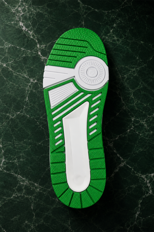 Yeşil Beyaz Rahat ve Yumuşak Sneaker Erkek Spor Ayakkabı